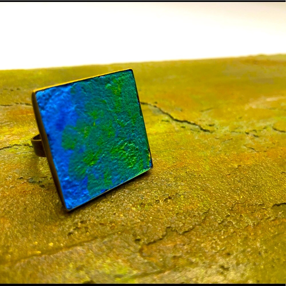 Unisex Handcrafted Adjustable Ring - image 1